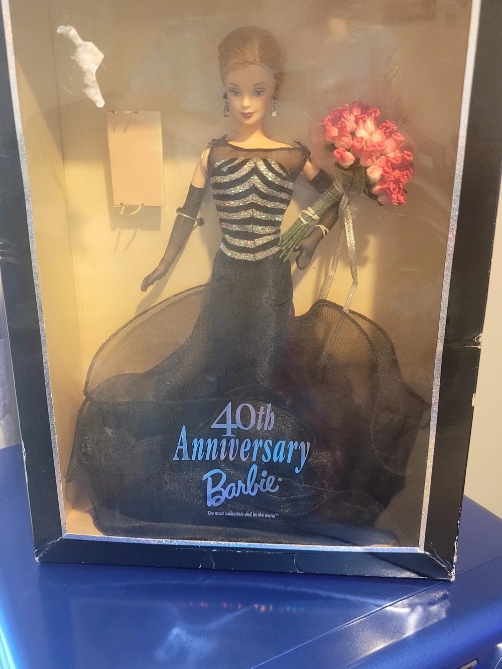 Barbie Black & Pink 40th Anniversary Doll Box Artwork